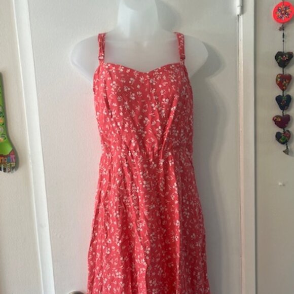 Torrid ~ Pretty Pink Floral Dress - Picture 1 of 10
